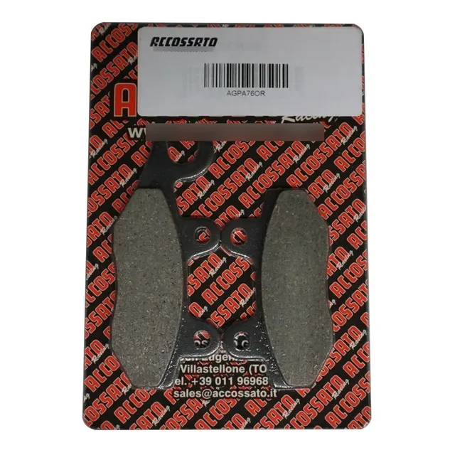 Pastilla Freno Delantero Accossato Racing Yamaha Xtz 125