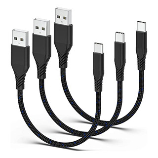 Cable Usb C Corto De 1 Pie De Carga Rápida, Paquete De 3 Uni Cable Usb C Corto De 1 Pie De Carga Rápida, Paquete De 3 Uni