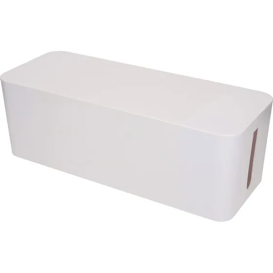 Caja Organizador  Oculta Alargues Cables Escritorio Mediana 
