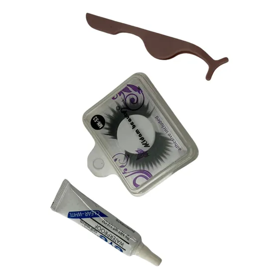 Kit Pestañas Goma Sujetador