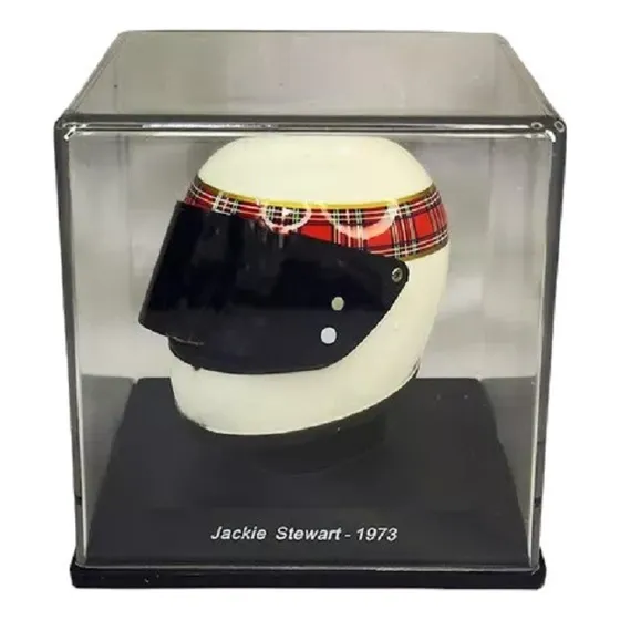 Casco Formula 1 Jackie Stewart Ferrari F1 1973 Spark 1:5