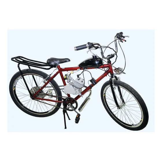 Bicicleta motorizada Drx Bike MONTADINHA MOTORIZADA ZL MODEL 1 quadro 19" aro 26 cor vermelho