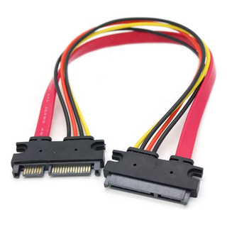 Cable Extensor Sata 3.0 Macho A Hembra, Datos Y Alimentación Cable Extensor Sata 3.0 Macho A Hembra, Datos Y Alimentación