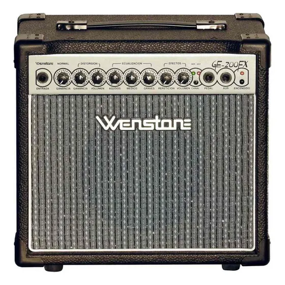 Amplificador Guitarra Electrica Wenstone Ge200fx 8  20w Prm