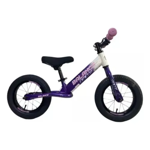 Bicicleta Gw Balance Rin 12 Impulso Entrenamiento Pushbike Iniciacion Strider Primera Bicicleta Color Morado