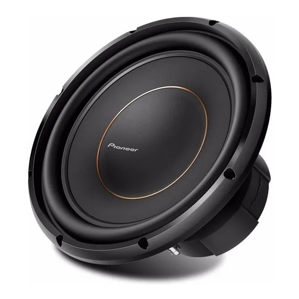Bocina tipo subwoofer Pioneer TS-D10D4 para carro/camioneta color negro x 10 " x 1 unidad