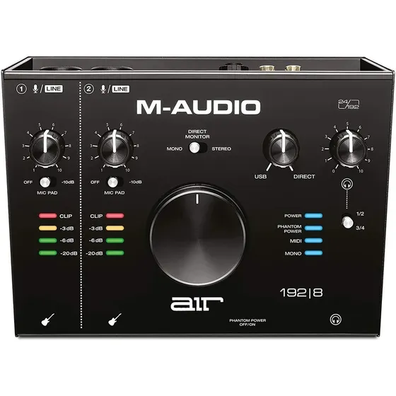 Interface De Áudio Usb M-audio Air 192|8 8 Canais + Midi