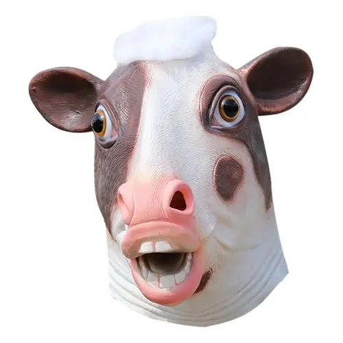 Máscara De Látex De Cabeza De Perro Labrador Para Halloween, Fiestas De Disfraces Y Carnaval, Talla única Para Niños Y Adultos