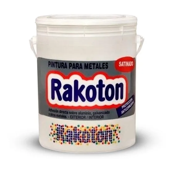 Rakoton Metales Satinado Colores X 4 Lts
