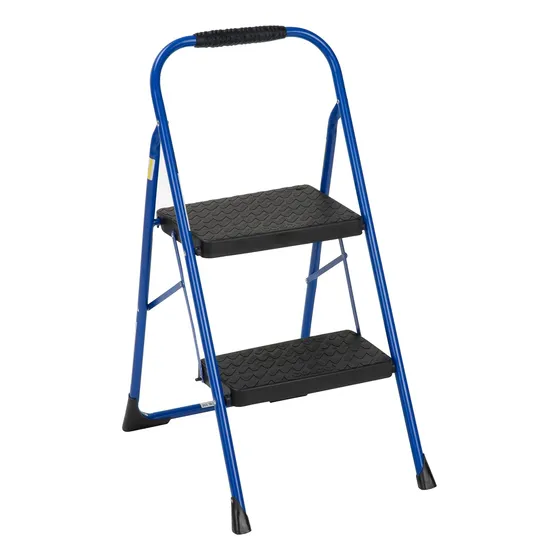 Cosco 11308swb1e Dos, Tres Taburete Grande Plegable Azul Con