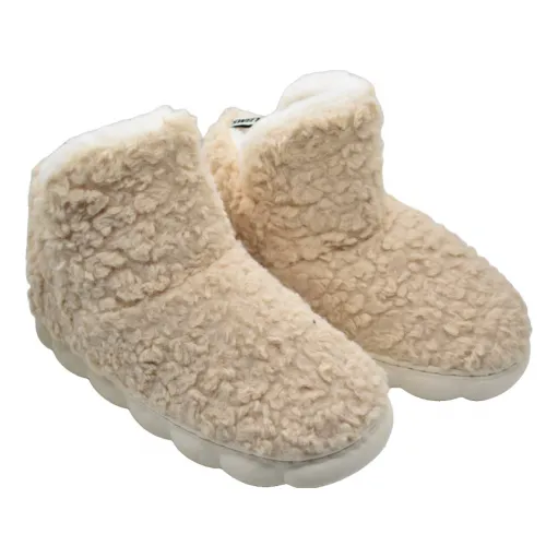 Botas Cortas Pantubota Abrigo Dama Forro Corderito