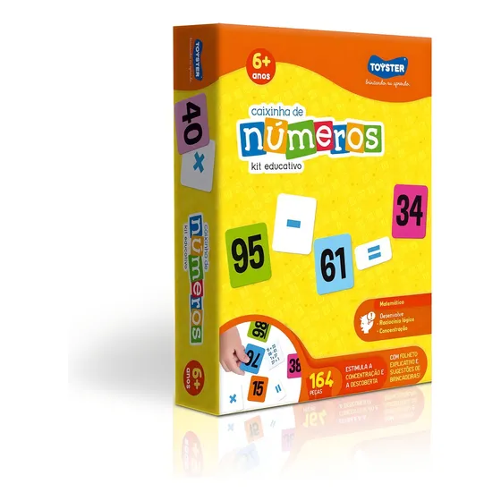 Jogo Infantil Caixinha De Números Toyster