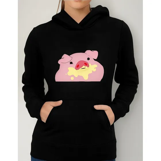 Sudadera Cerdito Pato Gravity Falls Unisex Adulto