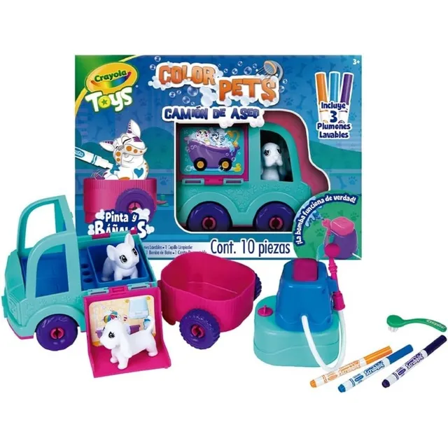 Crayola Creations Color Pets Camion De Aseo