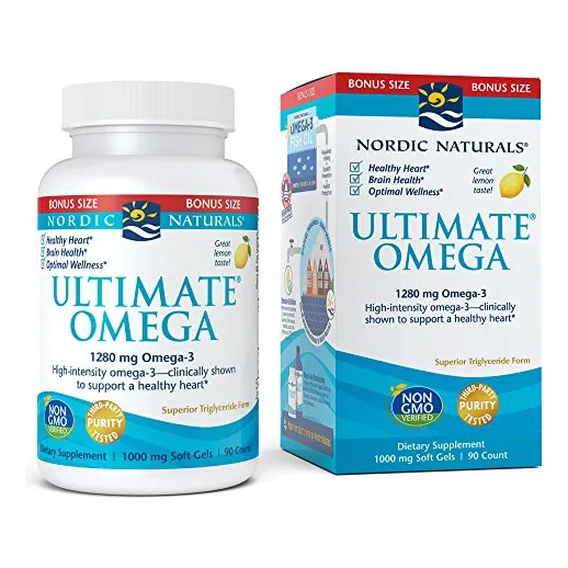 Suplemento Nordic Naturals Ultimate Omega 1280 Mg 90% Gel Bl