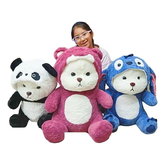 Peluches Osos Con Pijama Grande 42 Cm Stitch Lotso Panda
