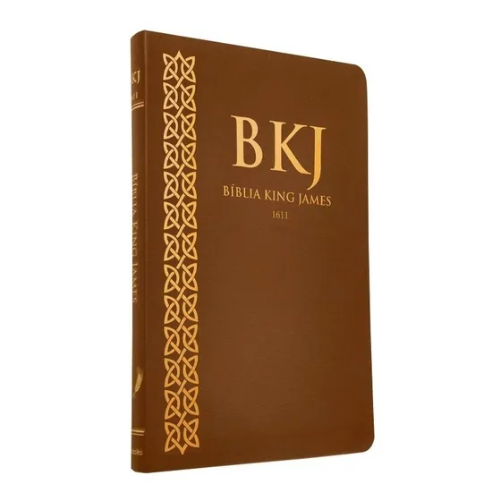 Bíblia Sagrada King James Fiel 1611 Ultra Fina Slim Marrom