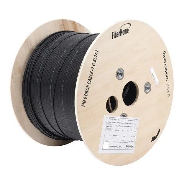 Carrete De 1 Km De Fibra Optica Aerea Mini Figura 8 G.657a2