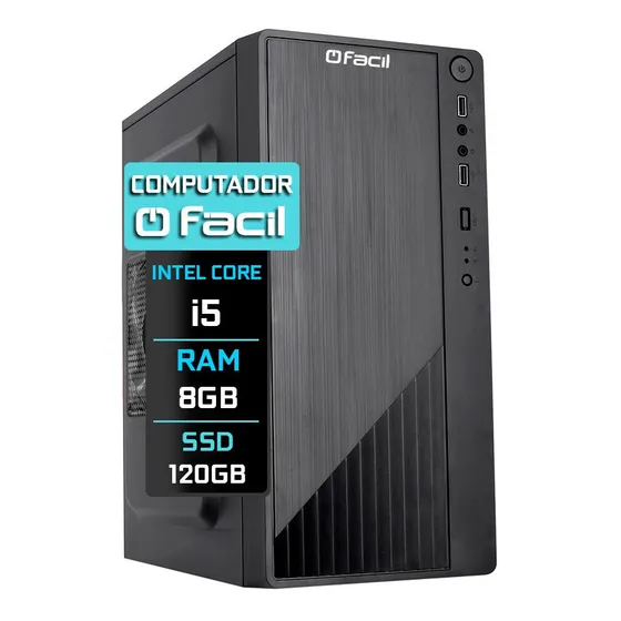 Computador Fácil H61 Intel Core I5 8gb Ssd 120gb