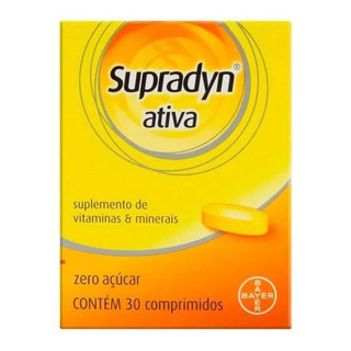 Supradyn Ativa Cx 30 Comprimidos - Nova Fórmula Supradyn Ativa Cx 30 Comprimidos - Nova Fórmula