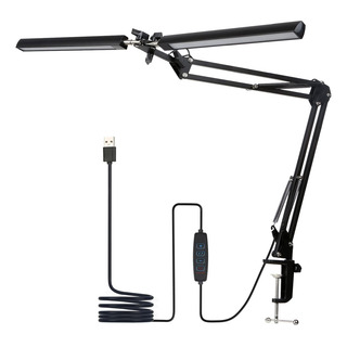 Lámpara De Escritorio Usb Doble Brazo Oficina 160 Led 3 Modo Lámpara De Escritorio Usb Doble Brazo Oficina 160 Led 3 Modo
