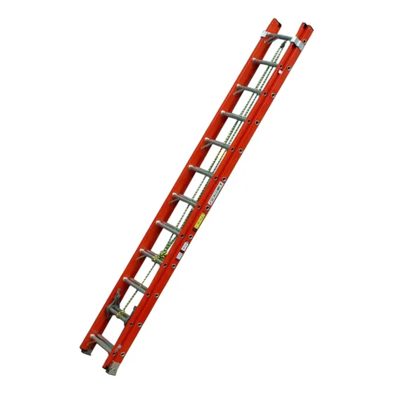 Escalera Extensible 24 Pasos Fibra Vidrio 7.23mts Escalumex