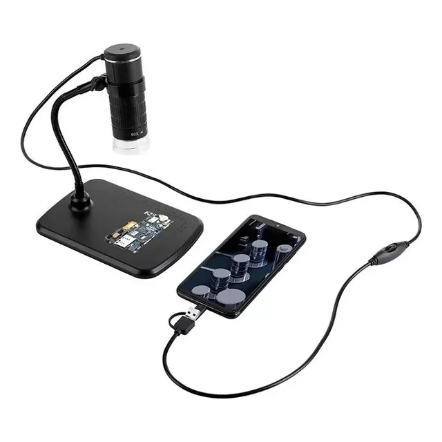 Microscopio Usb Digital Con 1000x Con Base