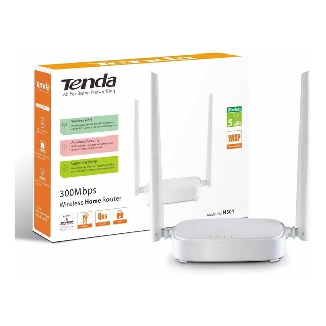 Router Wifi Y Repetidor Extensor Tenda N301  Diginet
