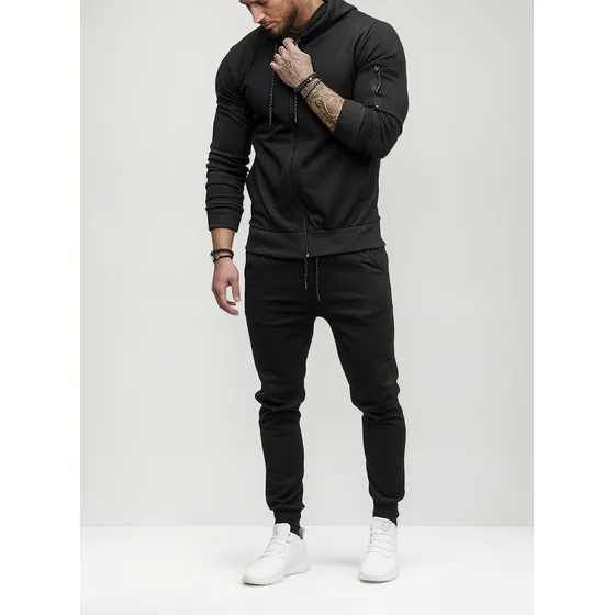 Auxamy Sudadera Hombre Con Capucha De Cierre Hoodie