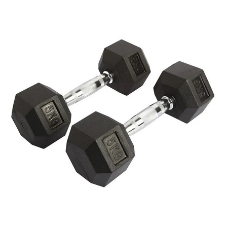 Par De Mancuerna Hexagonal Engomada 5 Kg Goma Gym Pesa Jbh Par De Mancuerna Hexagonal Engomada 5 Kg Goma Gym Pesa Jbh