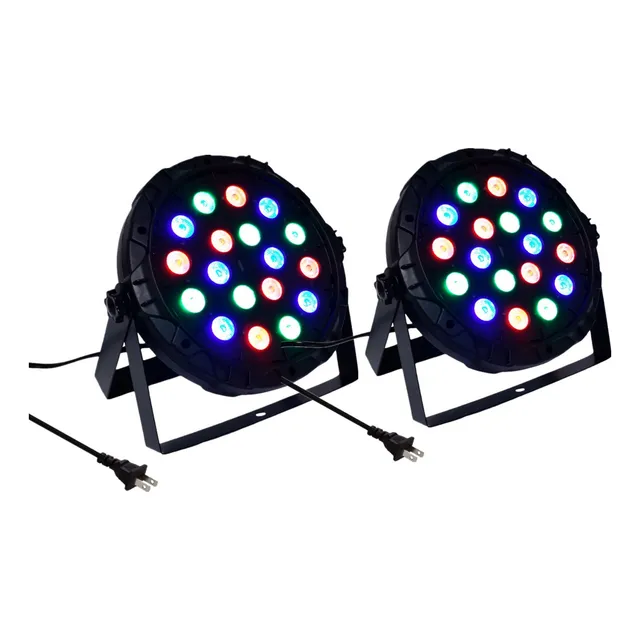 Pack 2  Proyector Led Rgb Dmx Luces Disco Luz Fiesta Rgb 