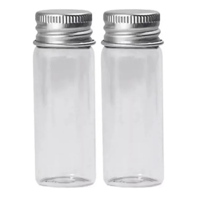 12 Mini Botellita Frasco Vidrio 60x20mm 14ml Tapa Rosca