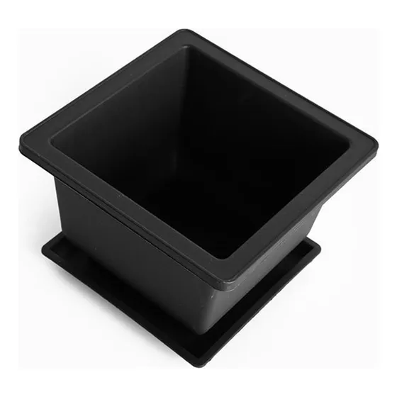Maceta Rectangular Plástica Para Suculentas Y Bonsái