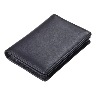 Estuche Para Tarjetas De Crédito Plegable De Cuero Genuino R Estuche Para Tarjetas De Crédito Plegable De Cuero Genuino R