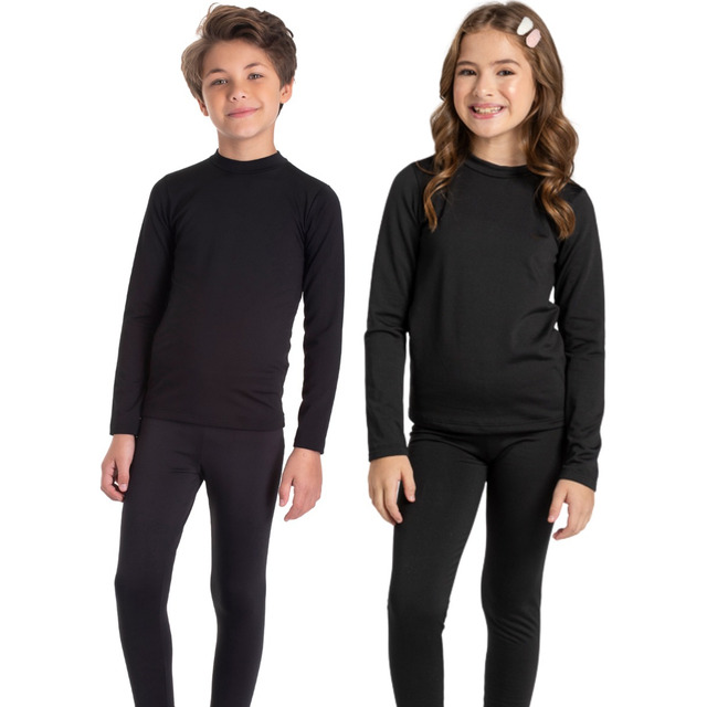 Conjunto Infantil Flanelado Térmico Pelucia Segunda Pele Conjunto Infantil Flanelado Térmico Pelucia Segunda Pele