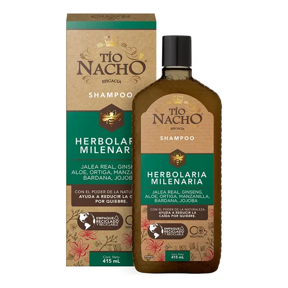 Tio Nacho Shampoo Anticaida Herbolaria Milenaria X 415 Ml