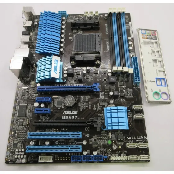 Tarjeta Madre Asus Am3/am3+ Soporta 32gb De Ram 95w/125w