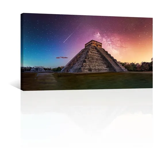 Cuadro Decorativo Canvas - Urbano Gran Piramide Chichen Itza
