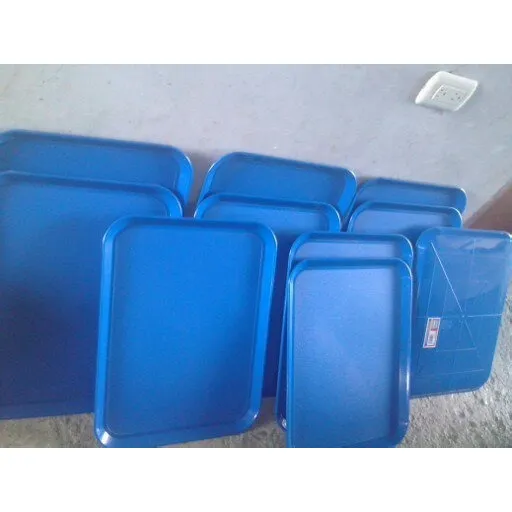 Bandejas Plasticas Fibra 44x34 Cm Azul Alfa Hogar Nuevas