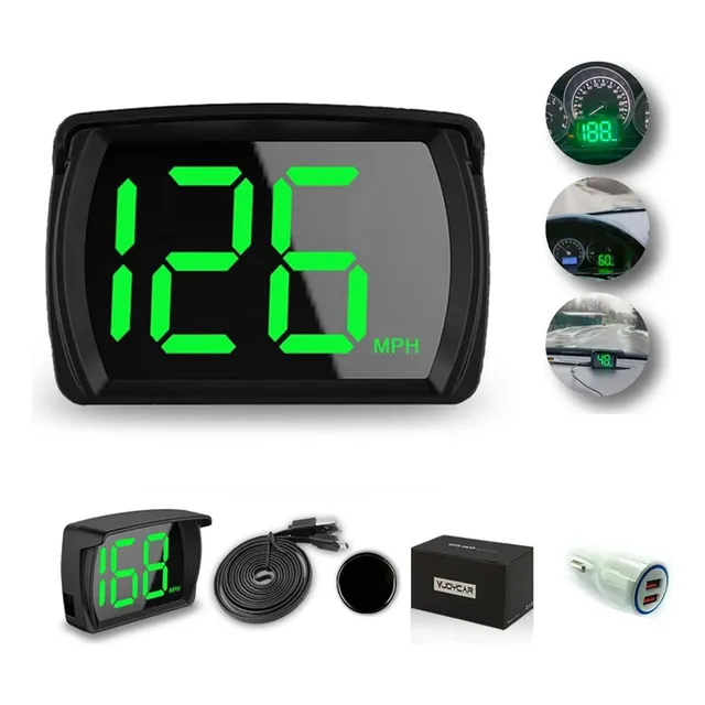 Velocímetro Digital Gps Satélite Head Up Carro Display Km/h