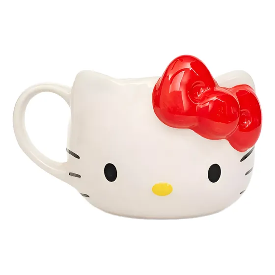 Caneca 3d Hello Kitty Em Cerâmica 550ml - Zona Criativa