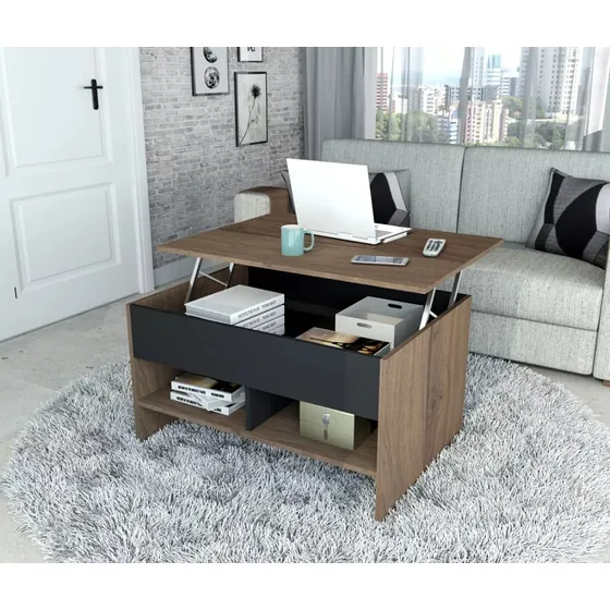 Mesa Ratona De Centro Articulada C/ Altura Regulable Living