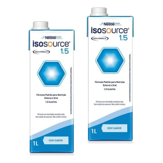 Isosource 1.5 Nestlé Suplemento (kit C/2 Unidades) 2 Litros.
