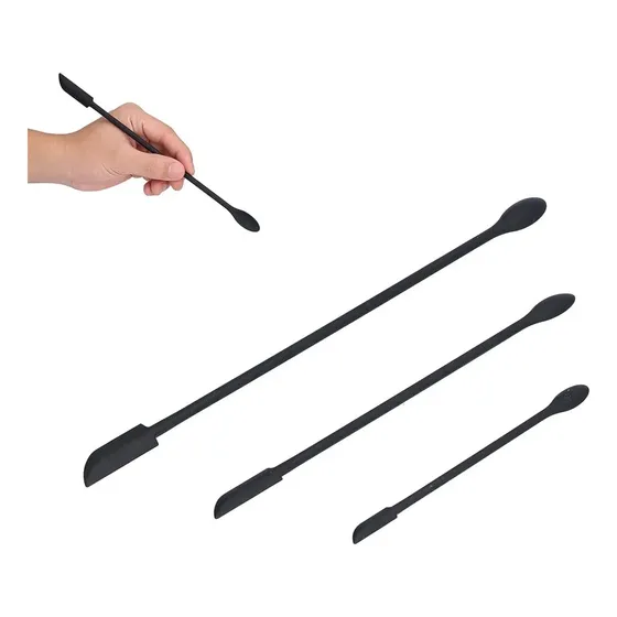 Set Raspador De Crema Espatulas De Silicona X3 Unidades