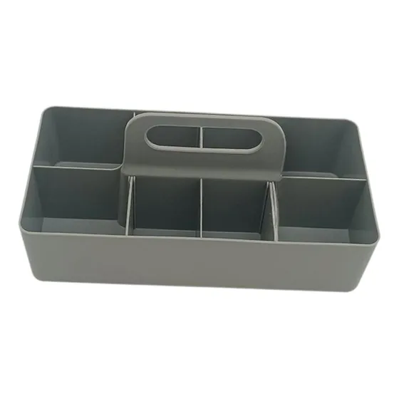 Caja Portátil Con Mango Contenedor De Canasta Dividida Para
