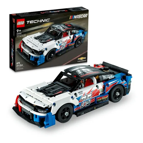 Kit Lego Technic Nascar Next Gen Chevrolet Camaro Zl1 42153 Cantidad de piezas 672