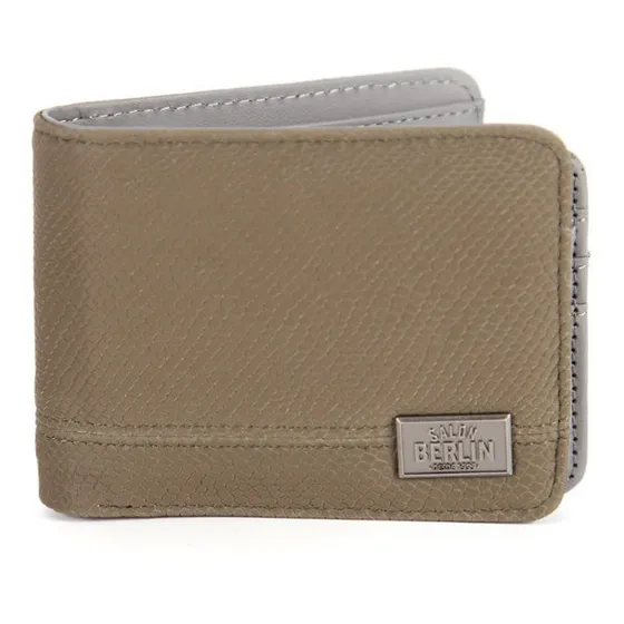 Billetera Hombre Eco Cuero Pu Con Volante Visor Tarjetero