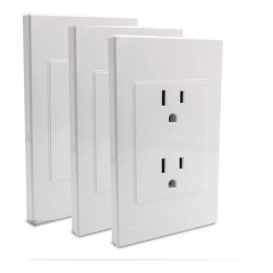Toma Corriente Doble Blanca Premium White De Lujo Pack X3