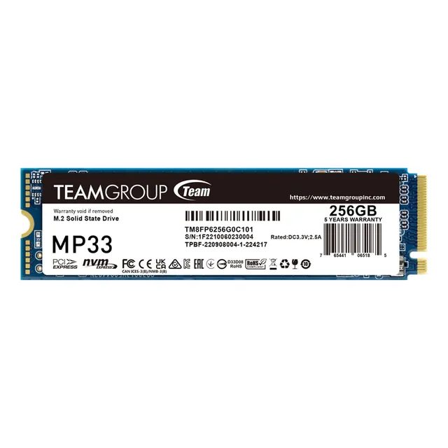 Disco Solido Ssd Teamgroup Mp33 256gb M.2 Tm8fp6256g0c101