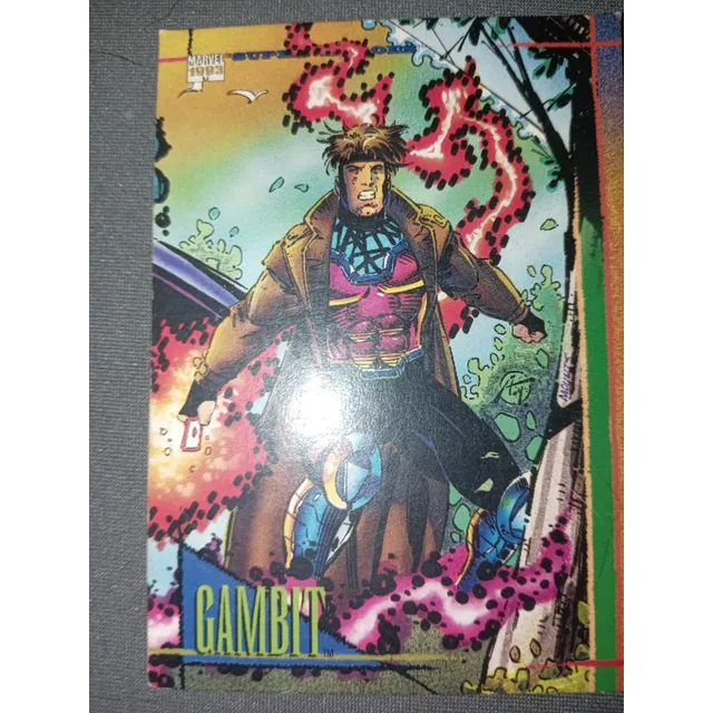 Carta De Colección De Malvel 1993 De Gambit